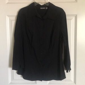 Black quarter sleeve top